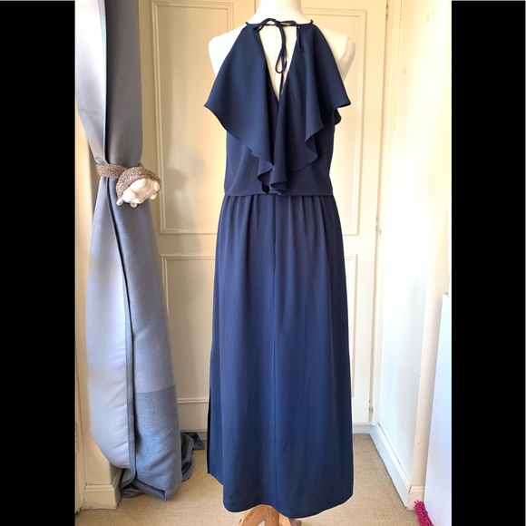 FOREVER NEW- CUT OUT BLUE MAXI DRESS - Picture 4 of 7